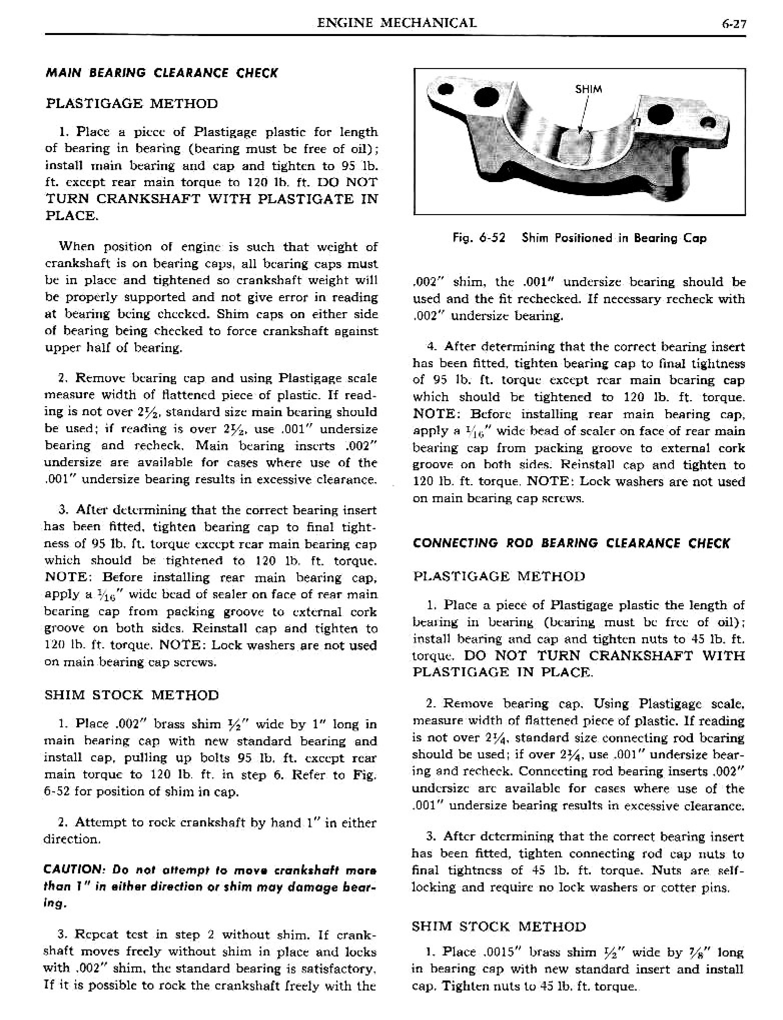 Pontiac Tempest Shop Manual Engine Page Of